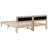 vidaXL Bedframe Bruin en donkergrijs 180 x 200 cm Massief grenenhout