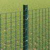 vidaXL Hek met Paal Groen 1,2 x 25 m Staal en PVC