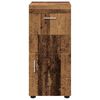 vidaXL Badkamerkastenset TULUM Oudhout 37 x 31,5 x 82 cm Bewerkt hout