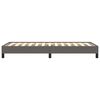 vidaXL Bedframe kunstleer grijs 100x200 cm