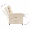 vidaXL Massagestoel microvezelstof beige