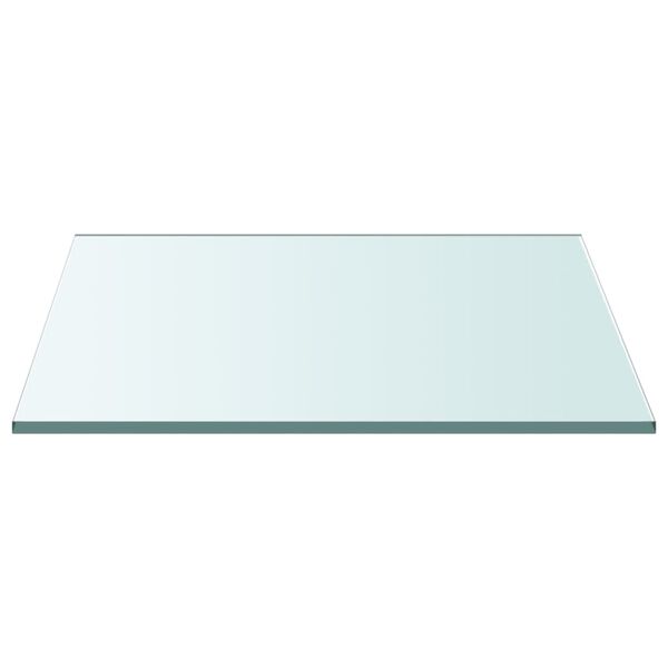 vidaXL Tafelblad 30x30 cm gehard glas transparant