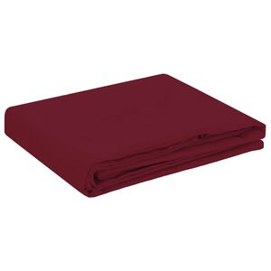 vidaXL Tafelkleed Vierkant Wijnrood 110 x 110 cm Polyester