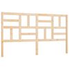 vidaXL Hoofdbord 206x4x104 cm massief grenenhout