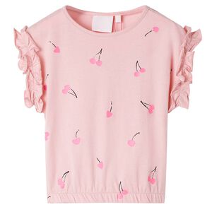vidaXL Kindershirt 116 lichtroze