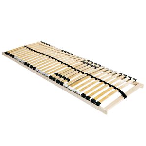 vidaXL Lattenbodem Bruin 80 x 190 cm Massief beukenhout