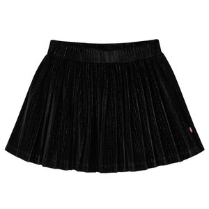 Kinderrokje geplooid 92 lurex zwart