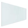 vidaXL Vuurplaats Glazen Plaat Doorzichtig 120 x 50 cm Glas