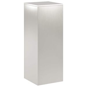 vidaXL Plantenstandaard zilver 30 x 30 x 80 cm Staal