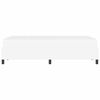 vidaXL Bedframe met matras Wit 120 x 200 cm Stof