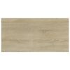 vidaXL Wandschappen 4 st 40x20x1,5 cm bewerkt hout sonoma eikenkleurig