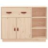vidaXL Dressoir 98,5x40x75 cm massief grenenhout