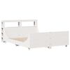 vidaXL Bedframe zonder matras massief grenenhout wit 120x190 cm