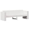 vidaXL Tuinbank 3-zits 189x60x62 cm massief grenenhout wit