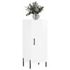 vidaXL Dressoir 34,5x34x90 cm bewerkt hout hoogglans wit
