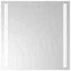 vidaXL Badkamerspiegel LED 40x40 cm