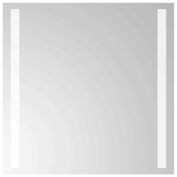 vidaXL Badkamerspiegel LED 40x40 cm