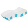 vidaXL Pocketveringmatras middelhard-hard 80x200 cm