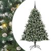 vidaXL Kunstkerstboom met 300 LED Groen 180 cm PVC en Plastic en Staal