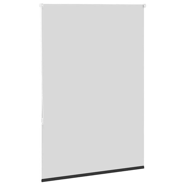 vidaXL Rolgordijn verduisterend 115x130 cm stofbreedte 110,7 cm zwart