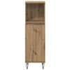 vidaXL Badkamermeubelset met plank 3 pcs Artisan Eiken Bewerkt hout