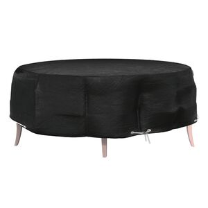 vidaXL Tuinmeubelhoes eilandlounge 8 oogjes rond &Oslash; 188x50 cm