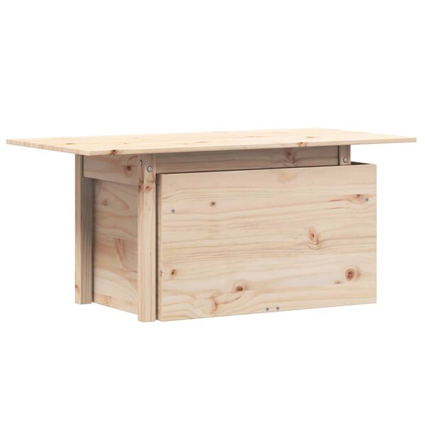 vidaXL Tuintafel 100x50x75 cm massief grenenhout