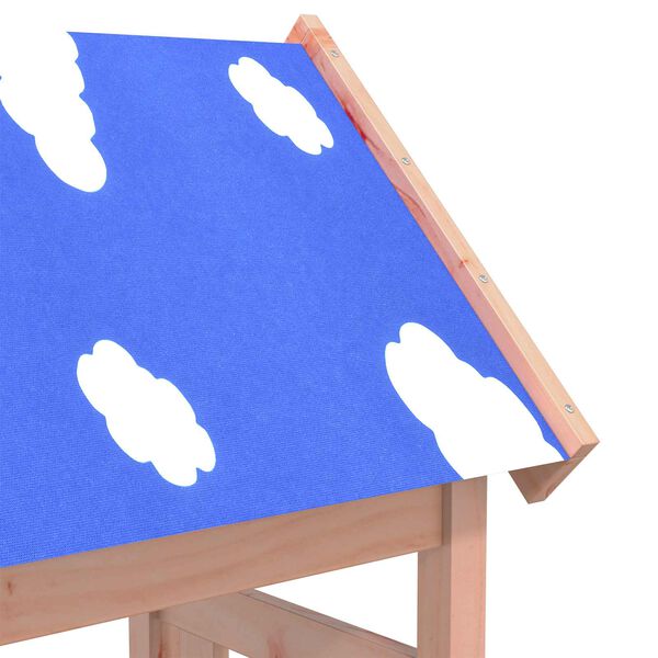 vidaXL Speeltoren Bruin 52,5 x 46,5 x 208 cm Massief Douglas hout