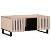 vidaXL Salontafel 100x55x40 cm massief mangohout wit