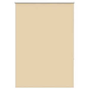 vidaXL Rolgordijn verduisterend 110x130 cm stofbreedte 105,7 cm beige