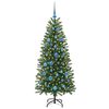 vidaXL Kunstkerstboom met 150 LED met standaard Groen 150 cm PE en PVC