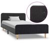 vidaXL Bedframe jute donkergrijs 90x200 cm