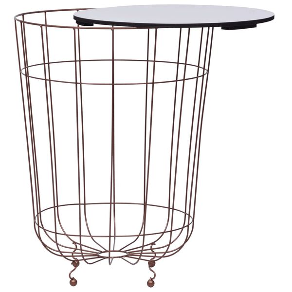 vidaXL Salontafel Ø40 cm goudkleurig