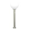 vidaXL Bolderverlichting met sensor 80 cm RVS IP44