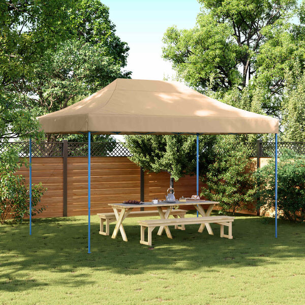 vidaXL Partytent Beige 279 x 410 x 315 cm Oxford Stof