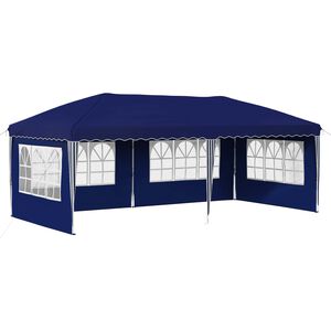 vidaXL Pop-up partytent 574 x 289 x 245 cm Blauw