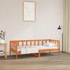 vidaXL Bedframe met hoofdeinde Wasbruin 80 x 200 cm Massief grenenhout