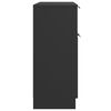 vidaXL Dressoir 60x30x70 cm bewerkt hout zwart