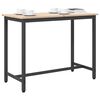 vidaXL Tafel Naturel 100 x 50 x 77 cm Engineered hout en staal