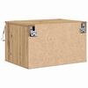 vidaXL Wandkastje met lade Artisan Eiken 50 x 36 x 30 cm Bewerkt hout