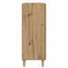 vidaXL Dressoir Artisan Eiken 70 x 34 x 90 cm Bewerkt hout