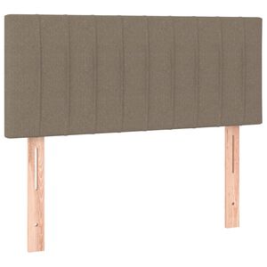 vidaXL Hoofdbord 90x5x78/88 cm stof taupe
