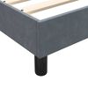 vidaXL Boxspringbed met matrassen 180x220 cm fluweel donkergrijs