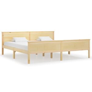 vidaXL Bedframe massief grenenhout 200x200 cm