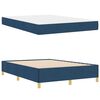 vidaXL Bedframe met matras Blauw 140 x 190 cm Stof