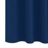 vidaXL Zwart-out Gordijnen met Ringen 2 pcs Donkerblauw 140 x 140 cm