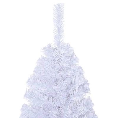 vidaXL Kunstkerstboom met dikke takken 240 cm PVC wit