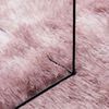 vidaXL Hoogpolig vloerkleed NAVARRA 60x100 cm polyester stoffig roze