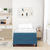 vidaXL Bedframe met matras Donkerblauw 90 x 190 cm Stof