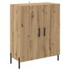 vidaXL Hoge kast Artisan Eiken 69,5 x 32,5 x 180 cm Bewerkt hout